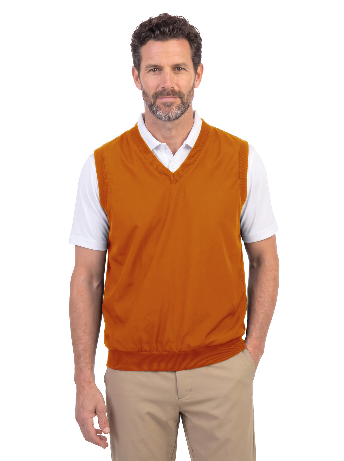 1819-MFI Microfiber V-Neck Vest