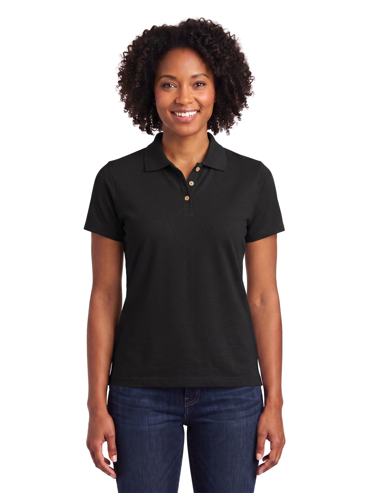 206-PK Women's Cotton Pique Polo