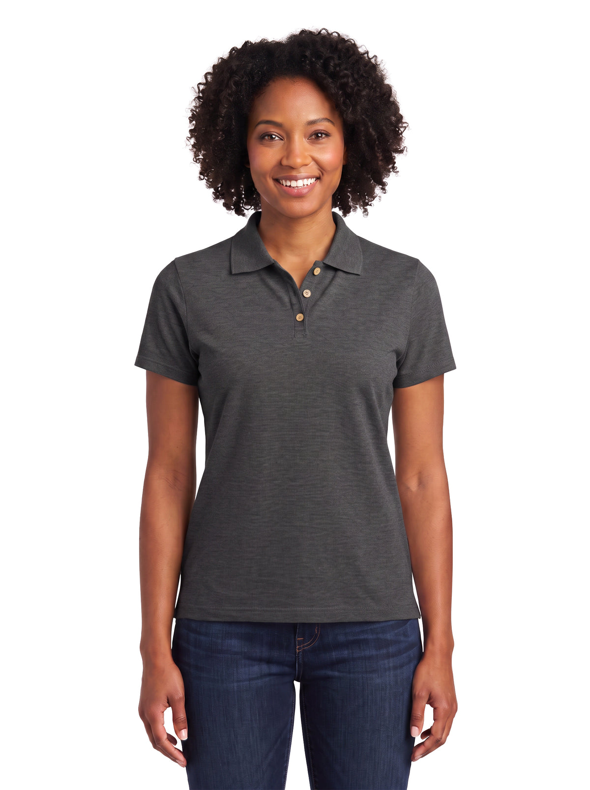 206-PK Women's Cotton Pique Polo
