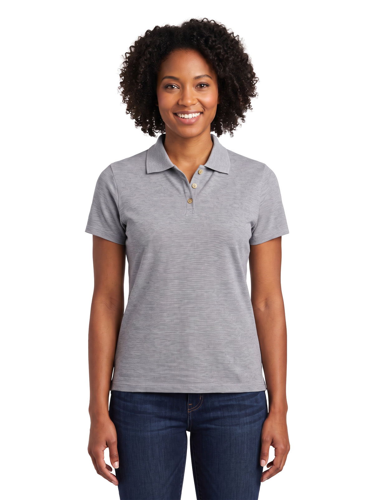206-PK Women's Cotton Pique Polo