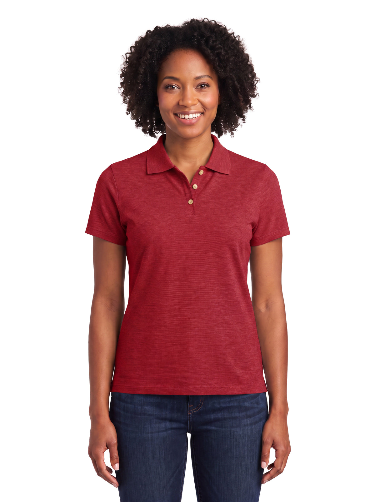 206-PK Women's Cotton Pique Polo