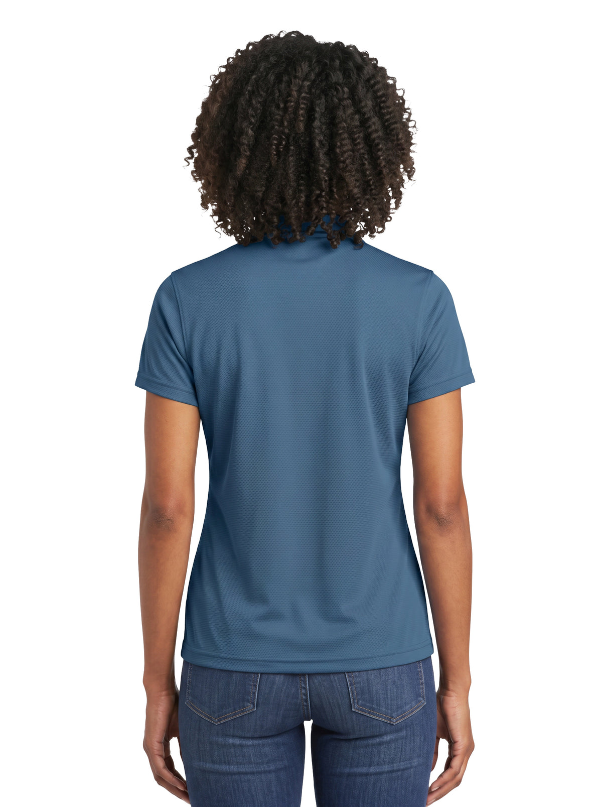 208-BCM Women's Bamboo Charcoal Mesh Polo