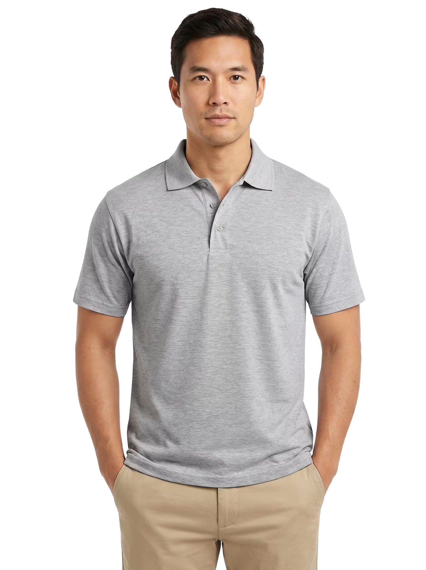 2304-PKS Men's Cotton Stretch Pique Polo