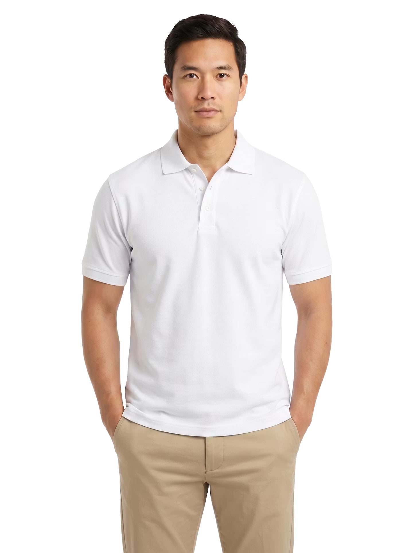 2304-PKS Men's Cotton Stretch Pique Polo