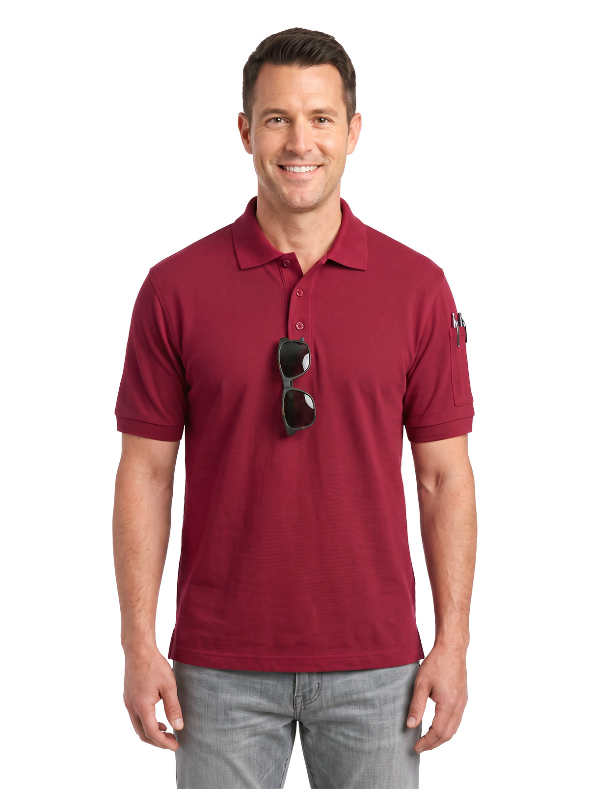 2311-PK Men's Cotton Pique Tactical Polo