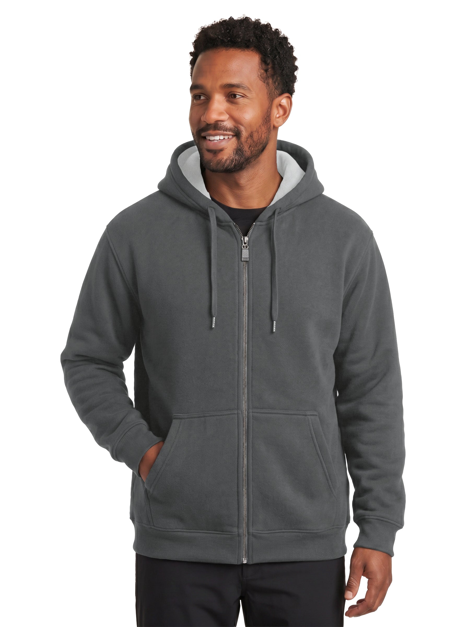 3748-CVC Unisex HEAVYWEIGHT Cotton Polyester Fleece Full Zip Hooded Sweatshirt