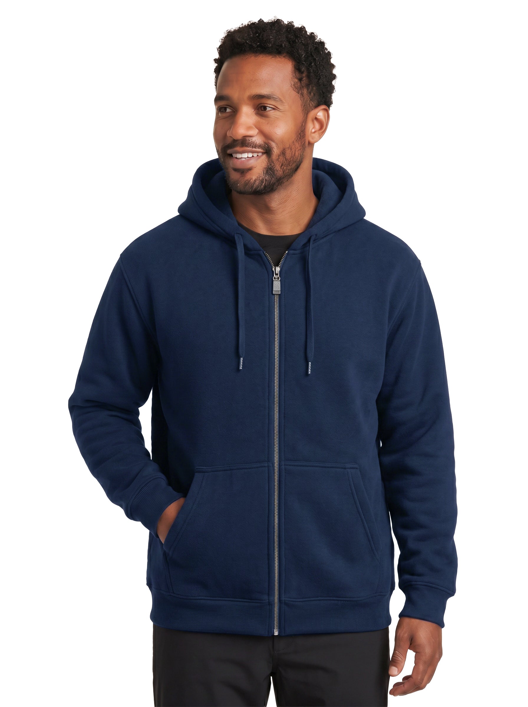 3748-CVC Unisex HEAVYWEIGHT Cotton Polyester Fleece Full Zip Hooded Sweatshirt