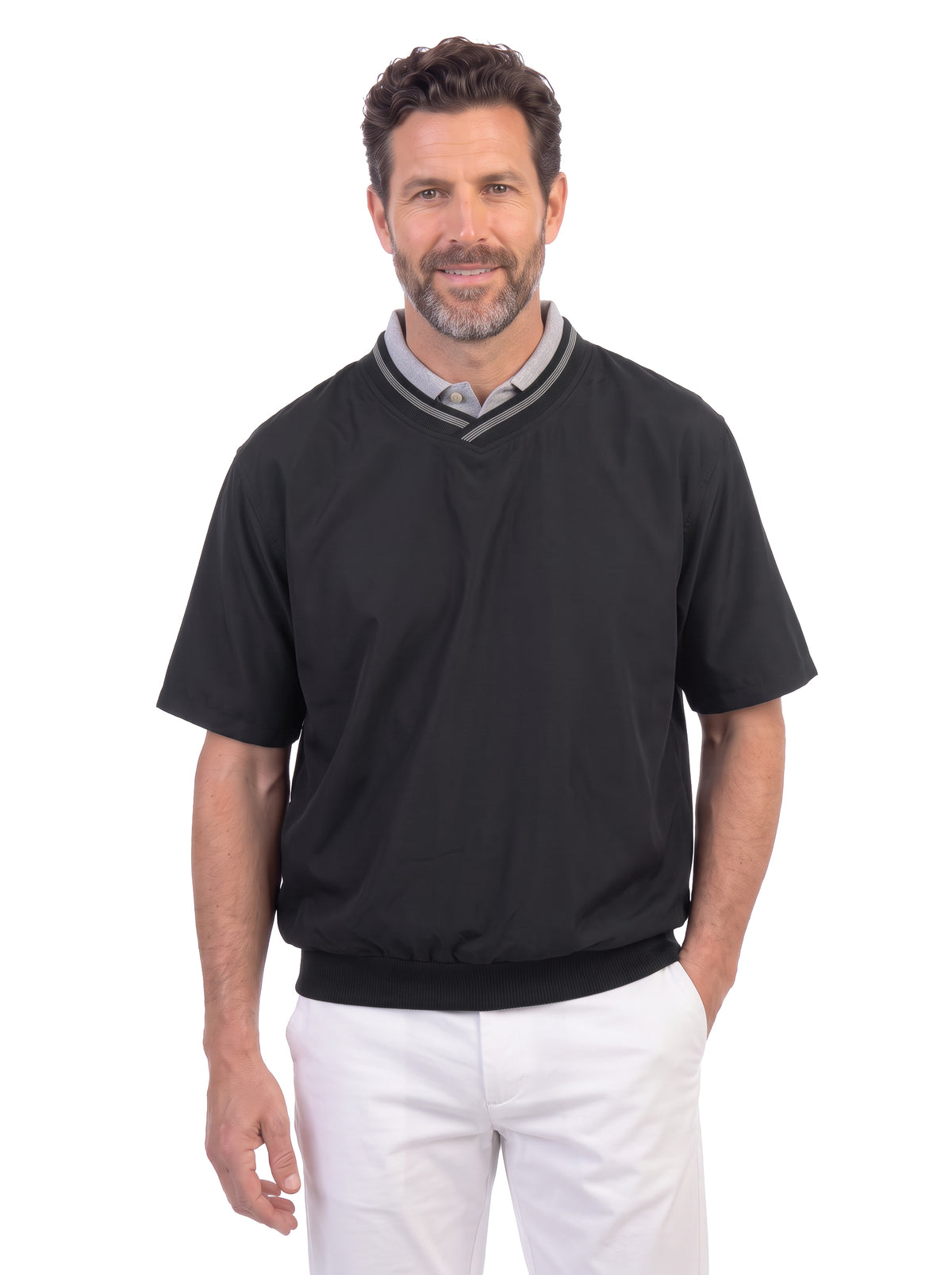 4101-MFI Microfiber Short Sleeve Windshirt