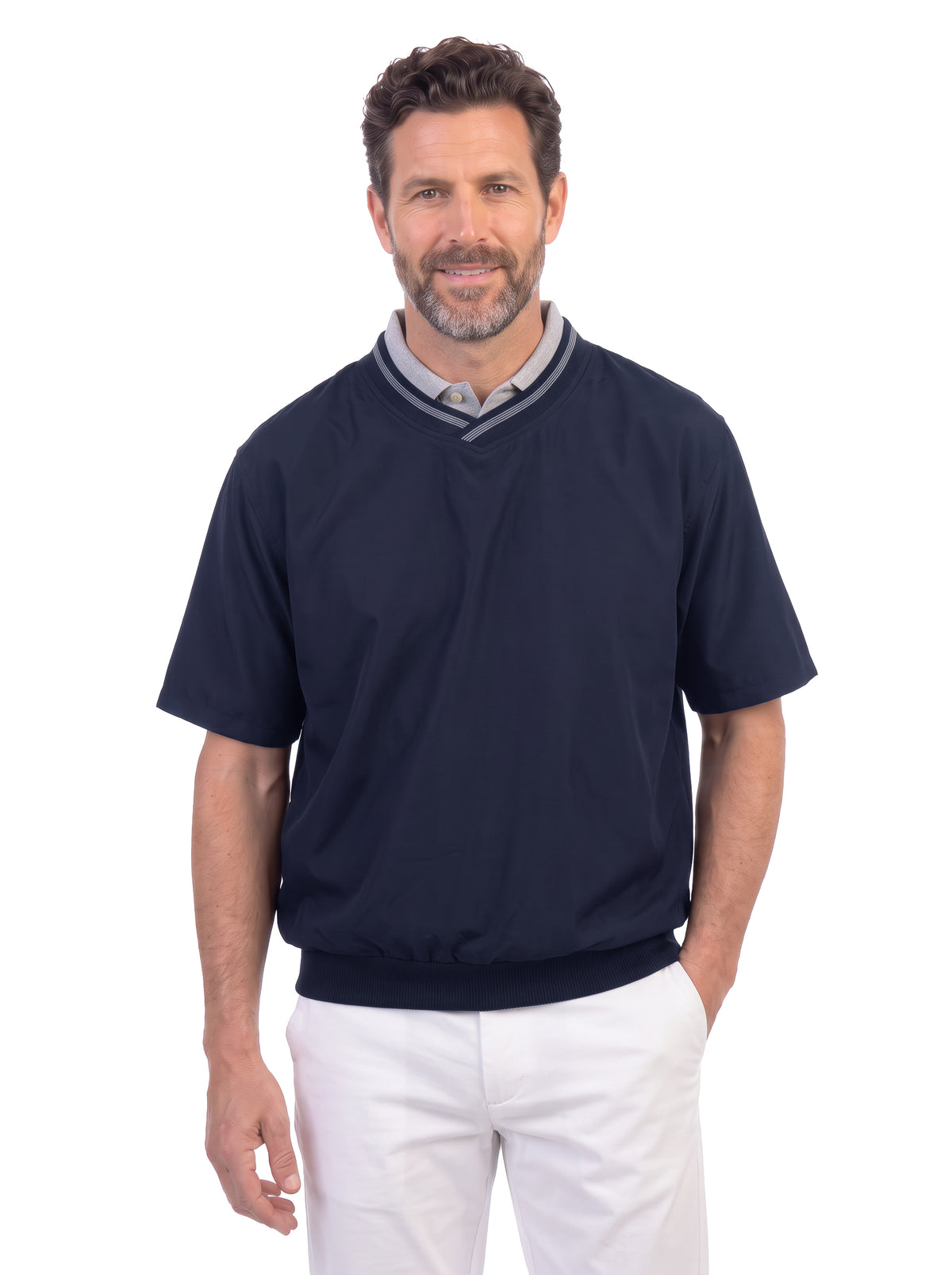 4101-MFI Microfiber Short Sleeve Windshirt