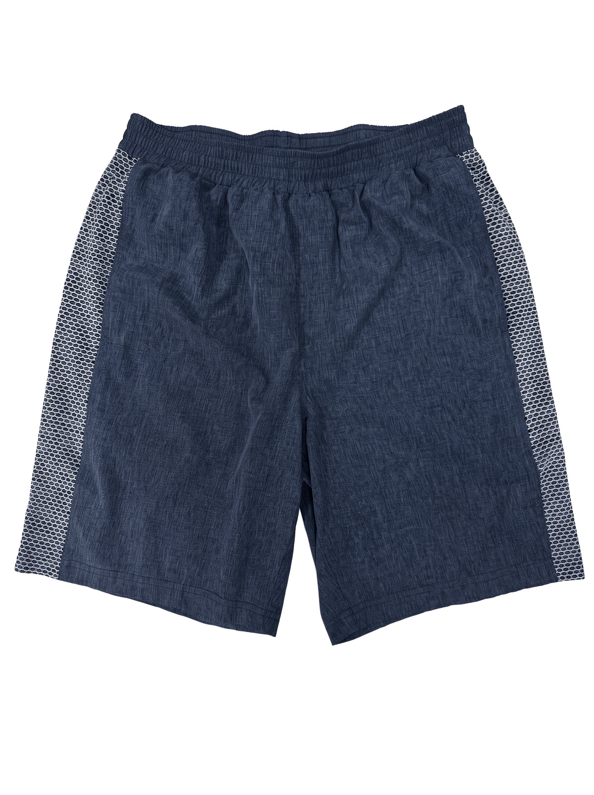 5003-CBS Men's Chambray Shorts with Waffle Jacquard Side Panels