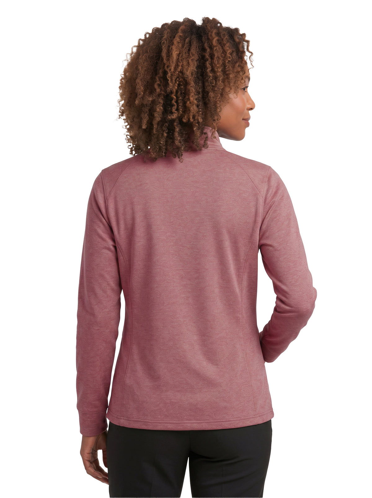 618-BDI Women's Bonded Interlock Full Zip Jacket