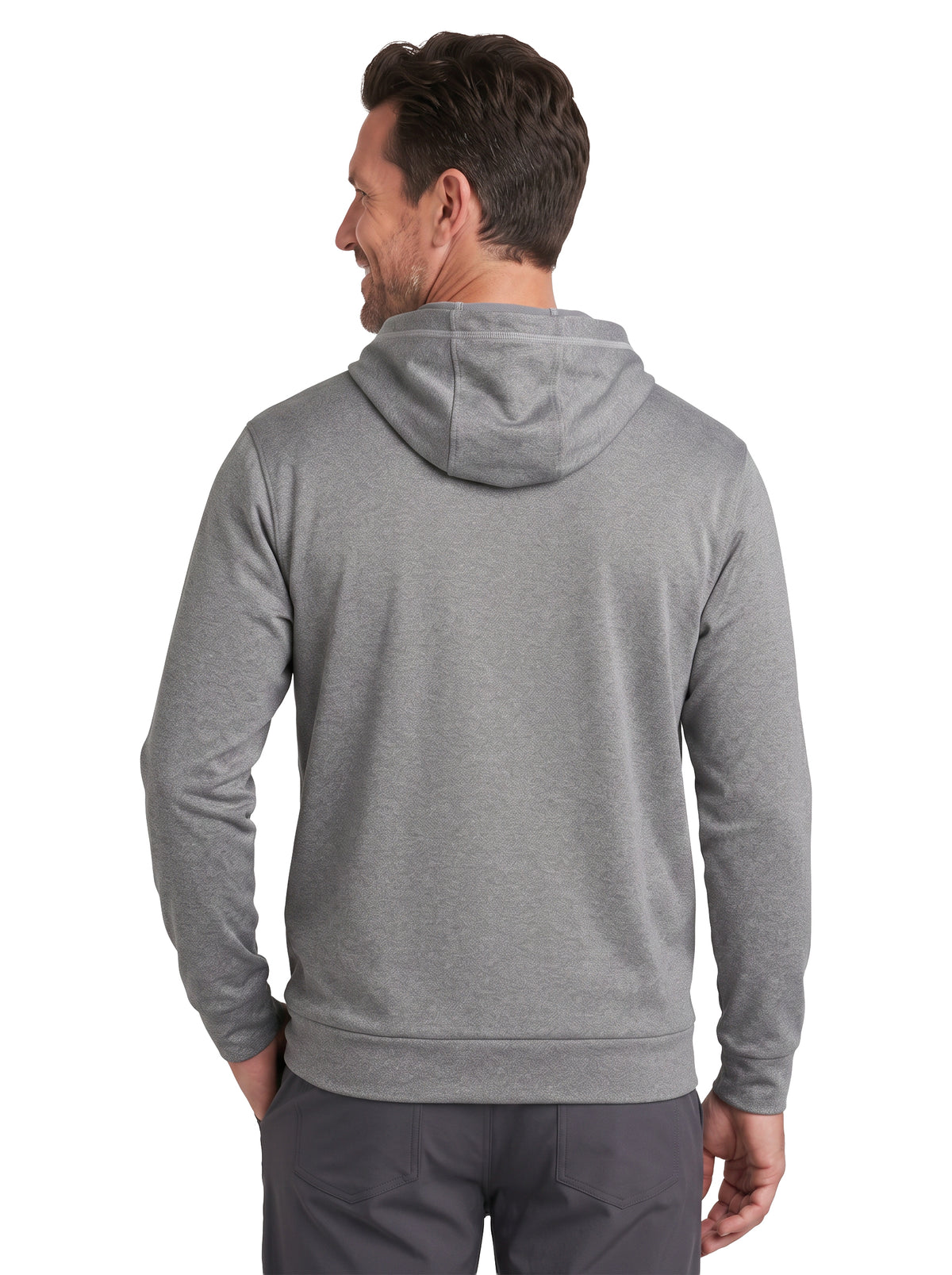 9038-BDI Unisex Bonded Interlock Hooded Pullover