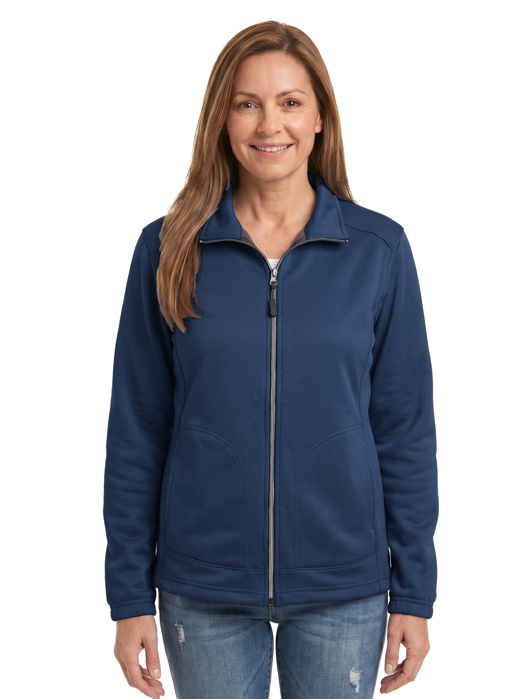 934-SSF Women's Soft Shell Fleece Full Zip Jacket