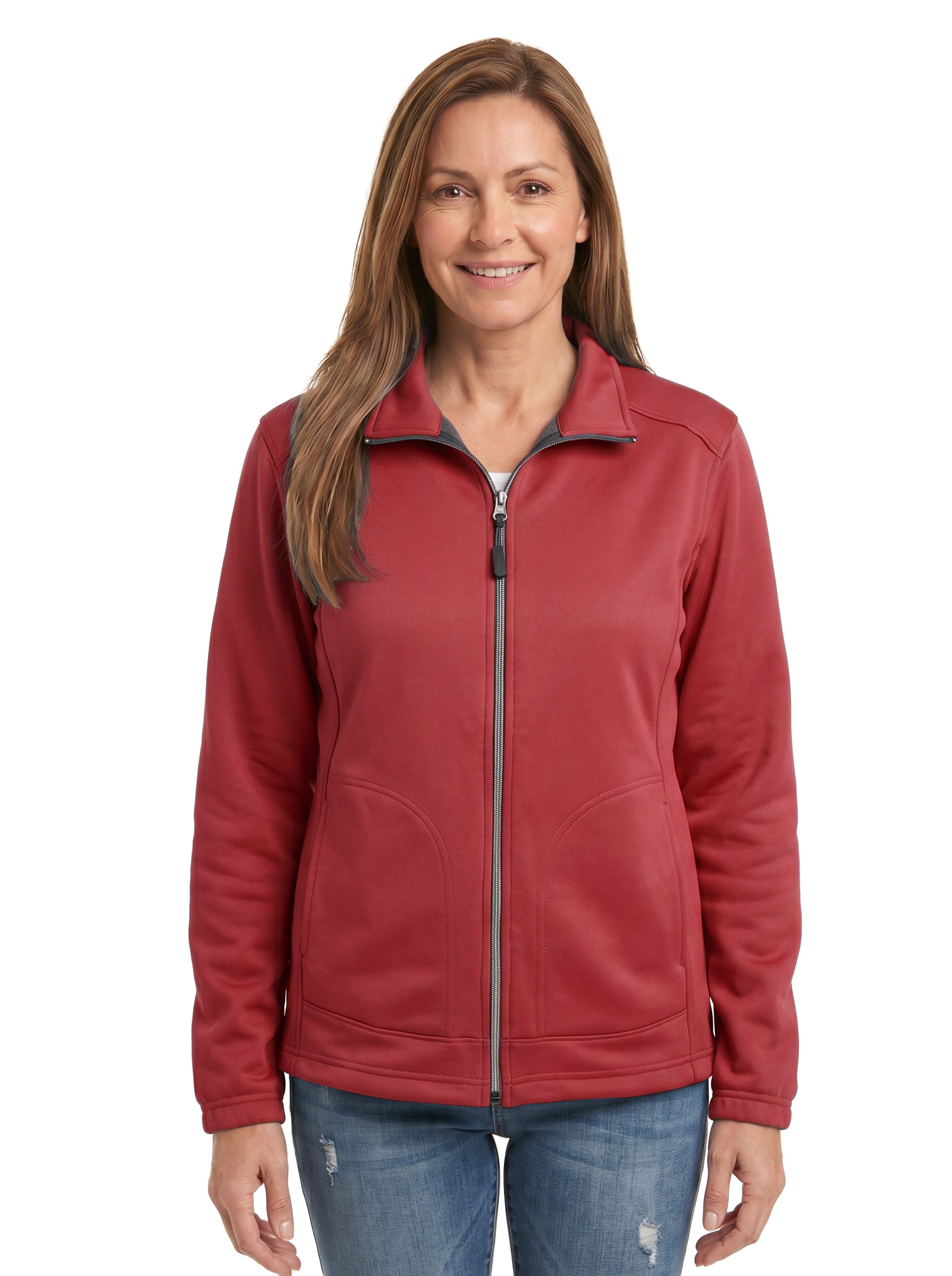 934-SSF Women's Soft Shell Fleece Full Zip Jacket