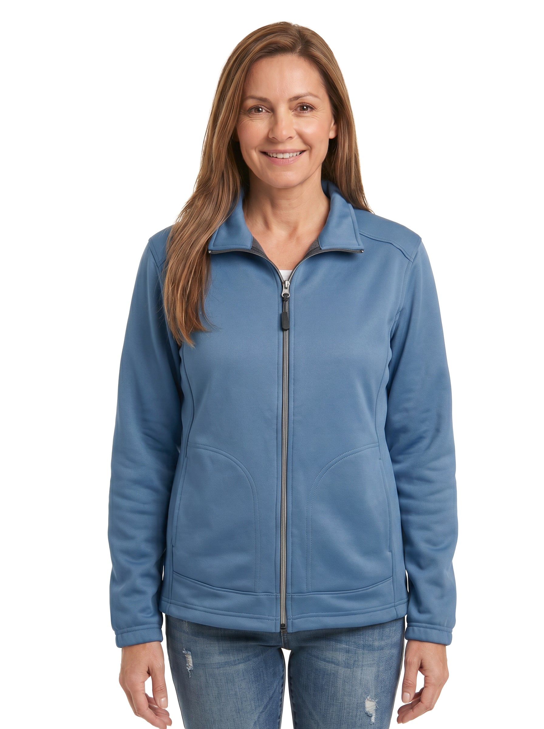 934-SSF Women's Soft Shell Fleece Full Zip Jacket