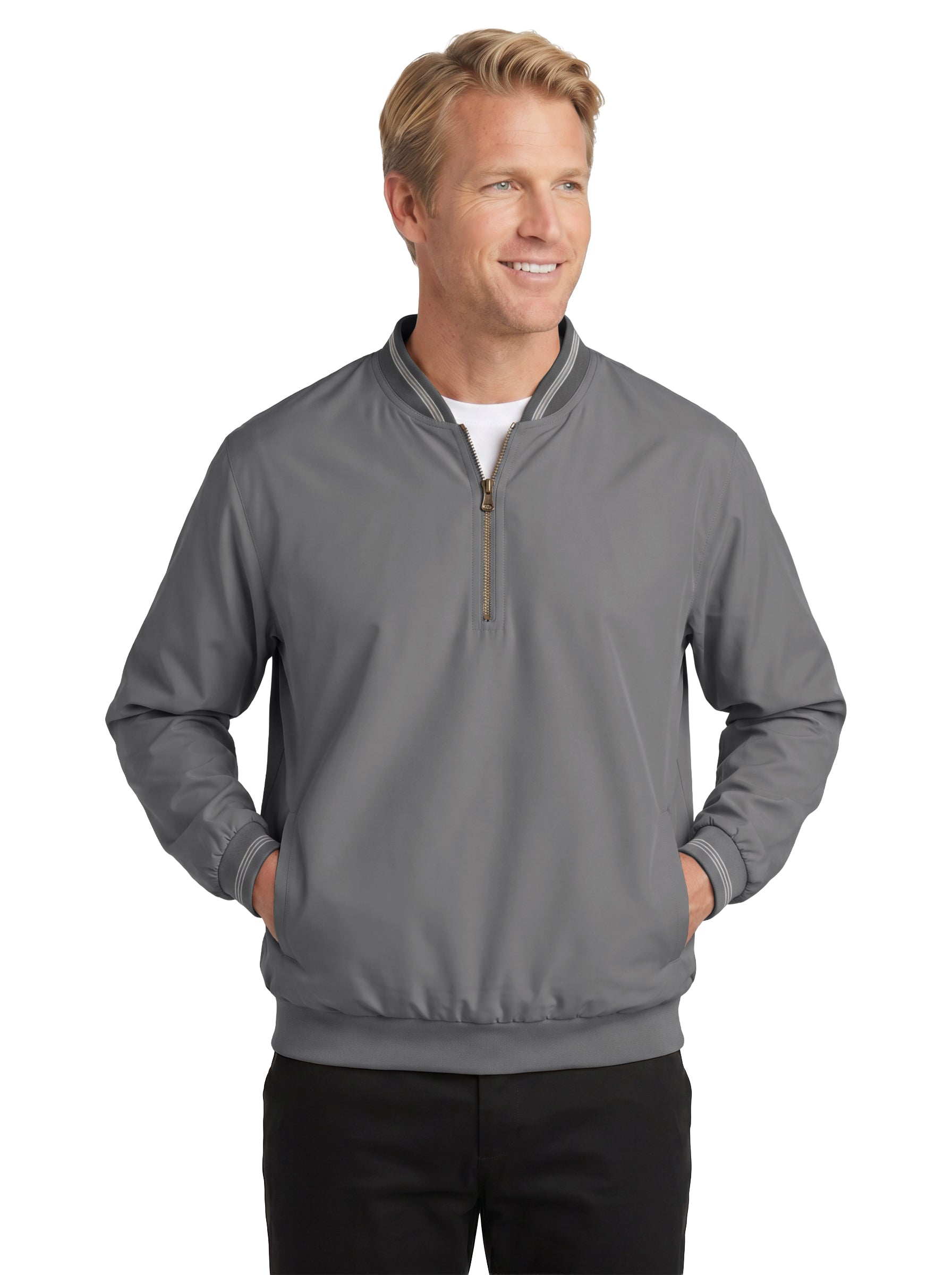 9413-MFI Men's Microfiber ¼ Zip Windshirt