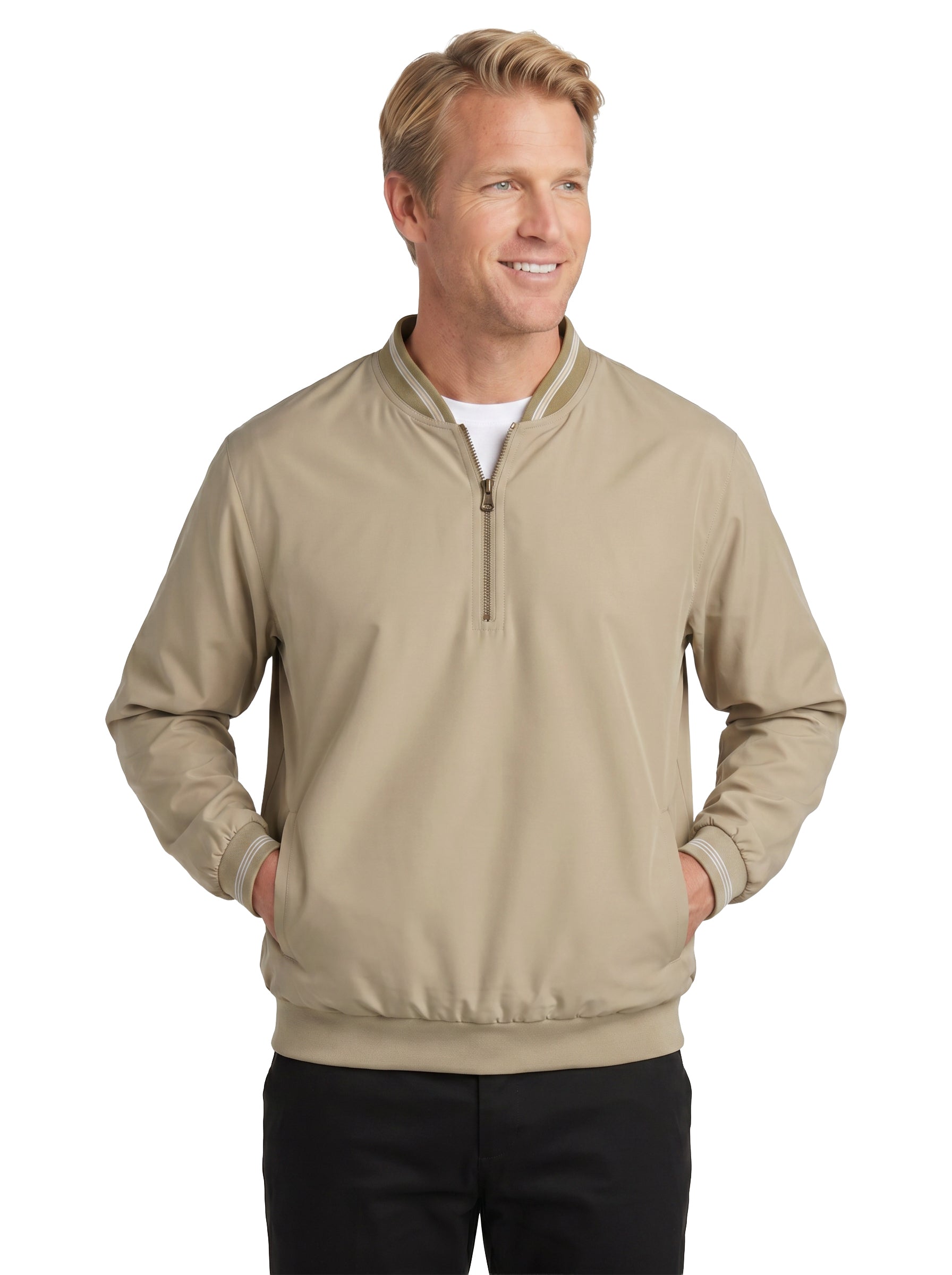 9413-MFI Men's Microfiber ¼ Zip Windshirt