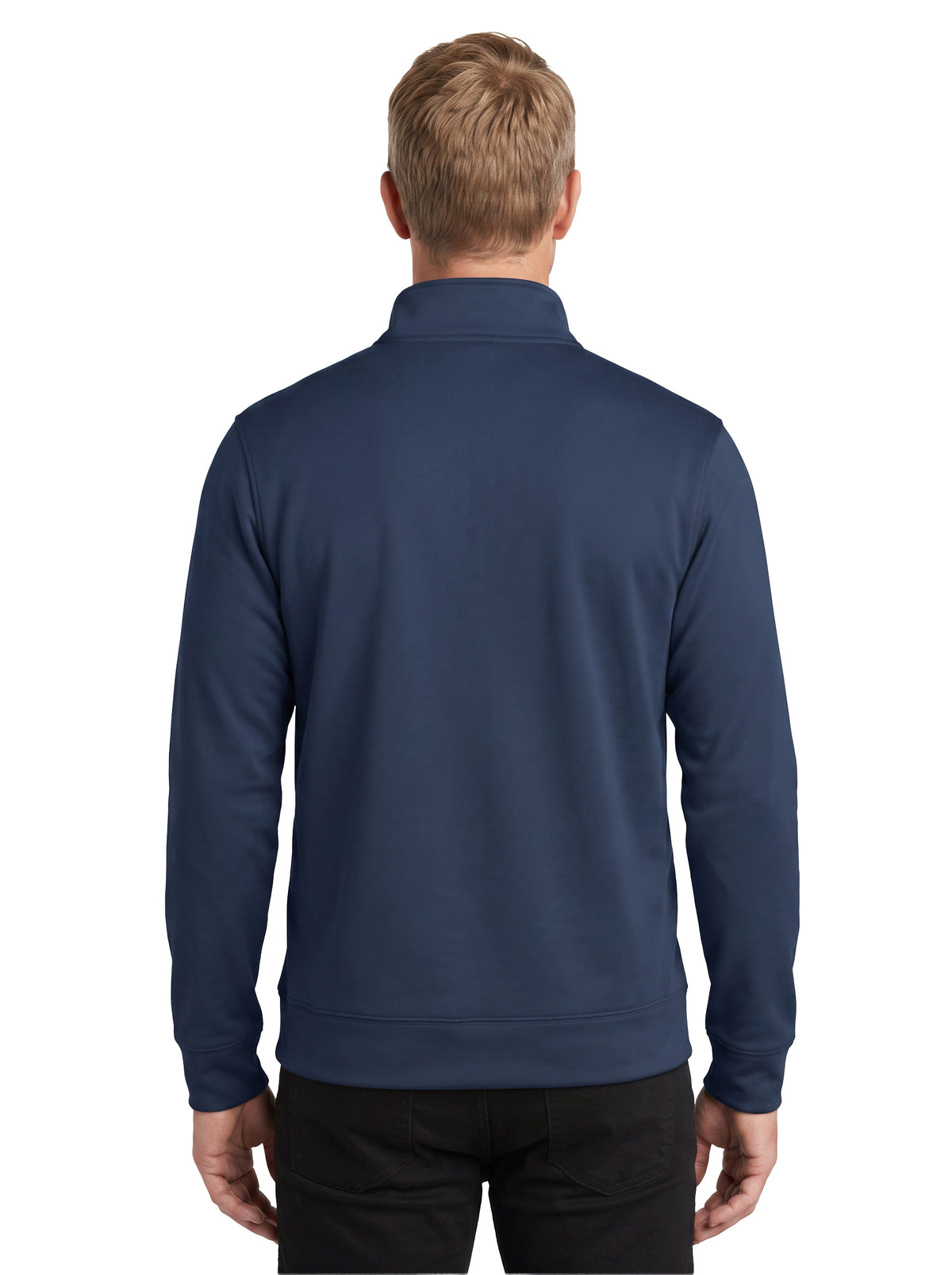 9437-BDI Men's Bonded Interlock ¼ Zip Pullover