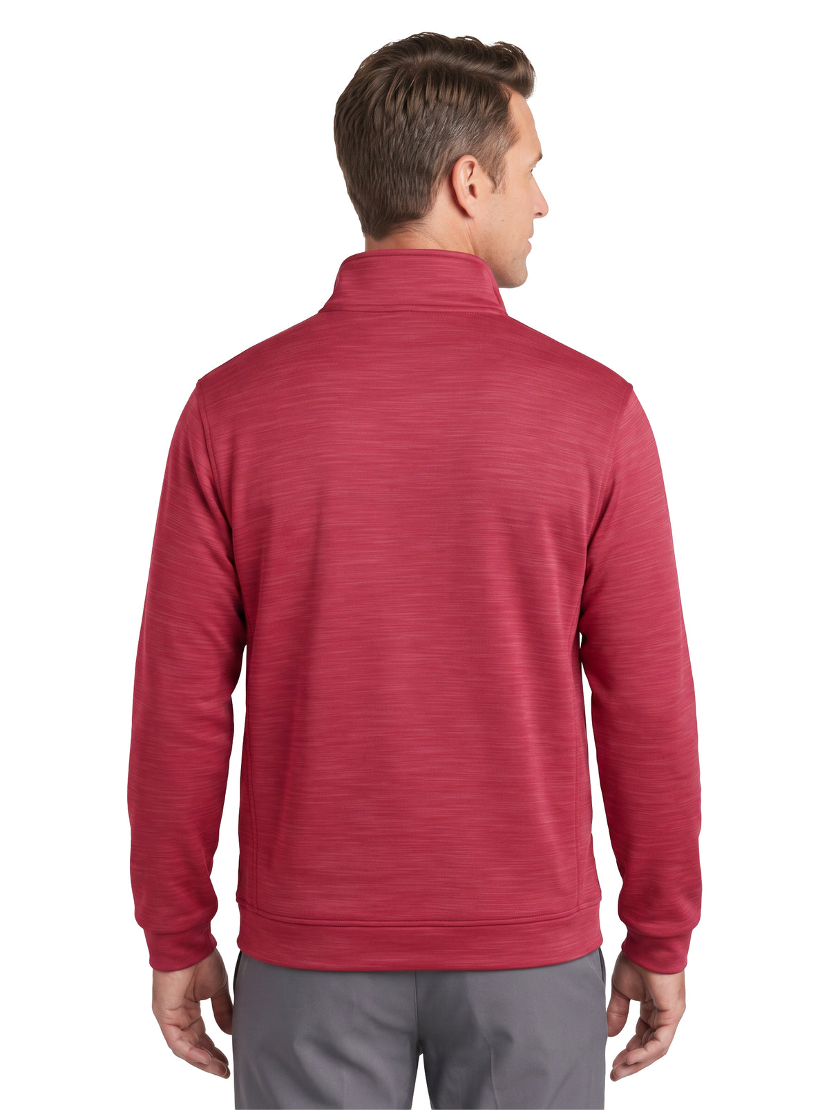 9441-TSF Men's Tiger Stripe Soft Shell Fleece ¼ Zip Jacket