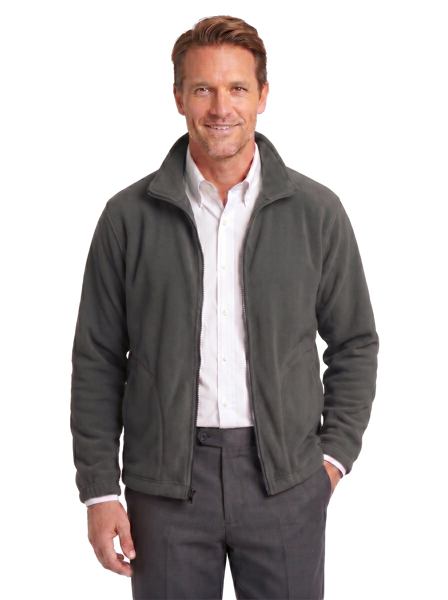 9685-MFL Men's Microfleece Full Zip Jacket