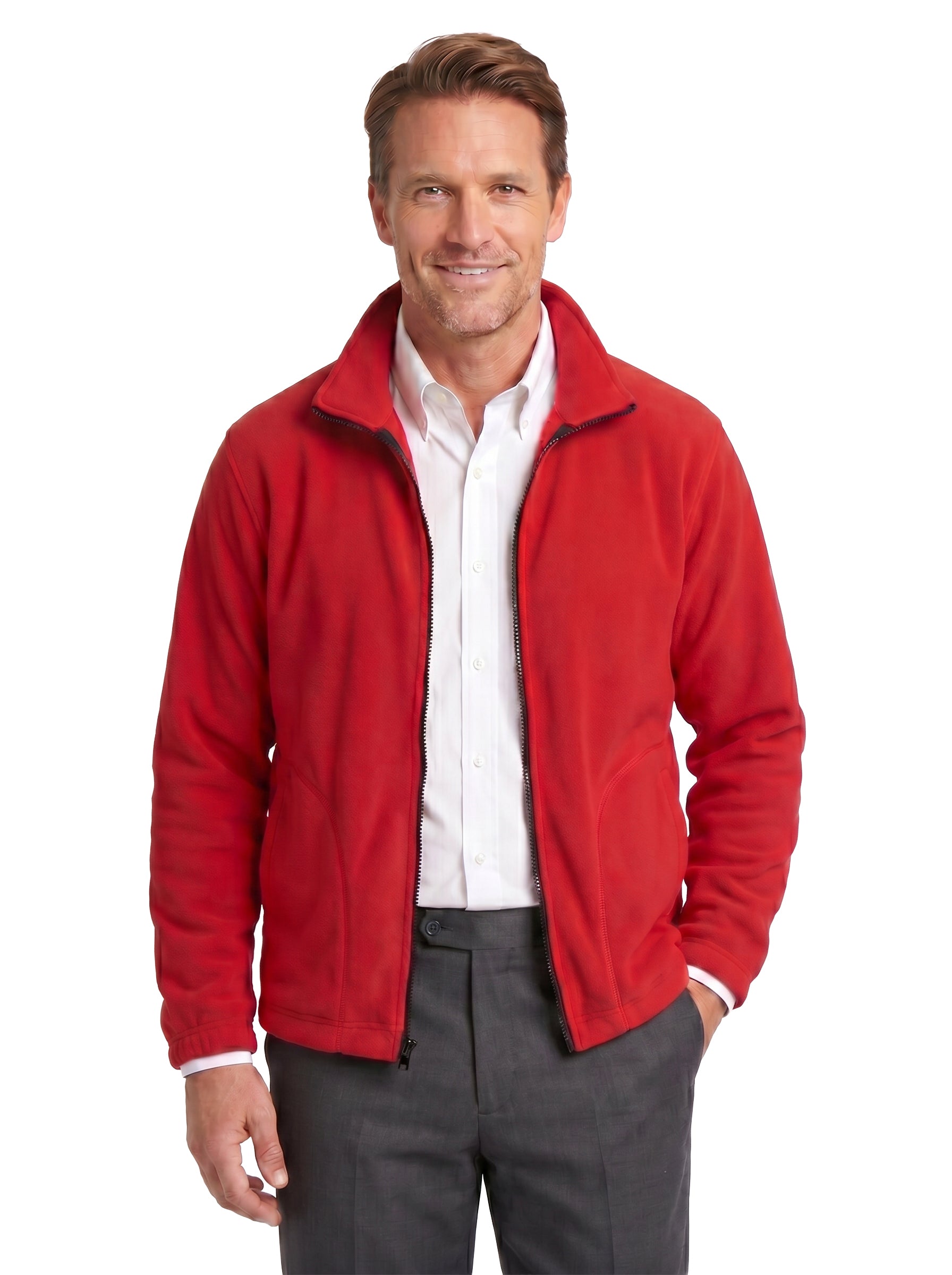 9685-MFL Men's Microfleece Full Zip Jacket