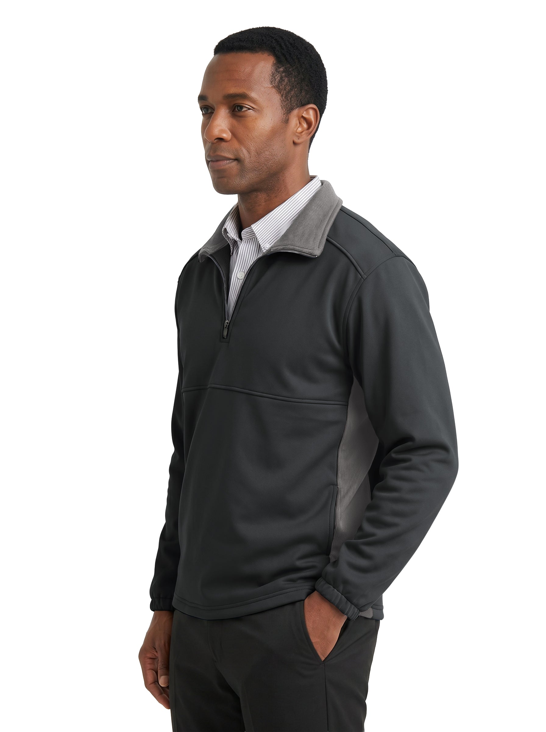 9493-SSF Men's Soft Shell Fleece ¼ Zip Pullover
