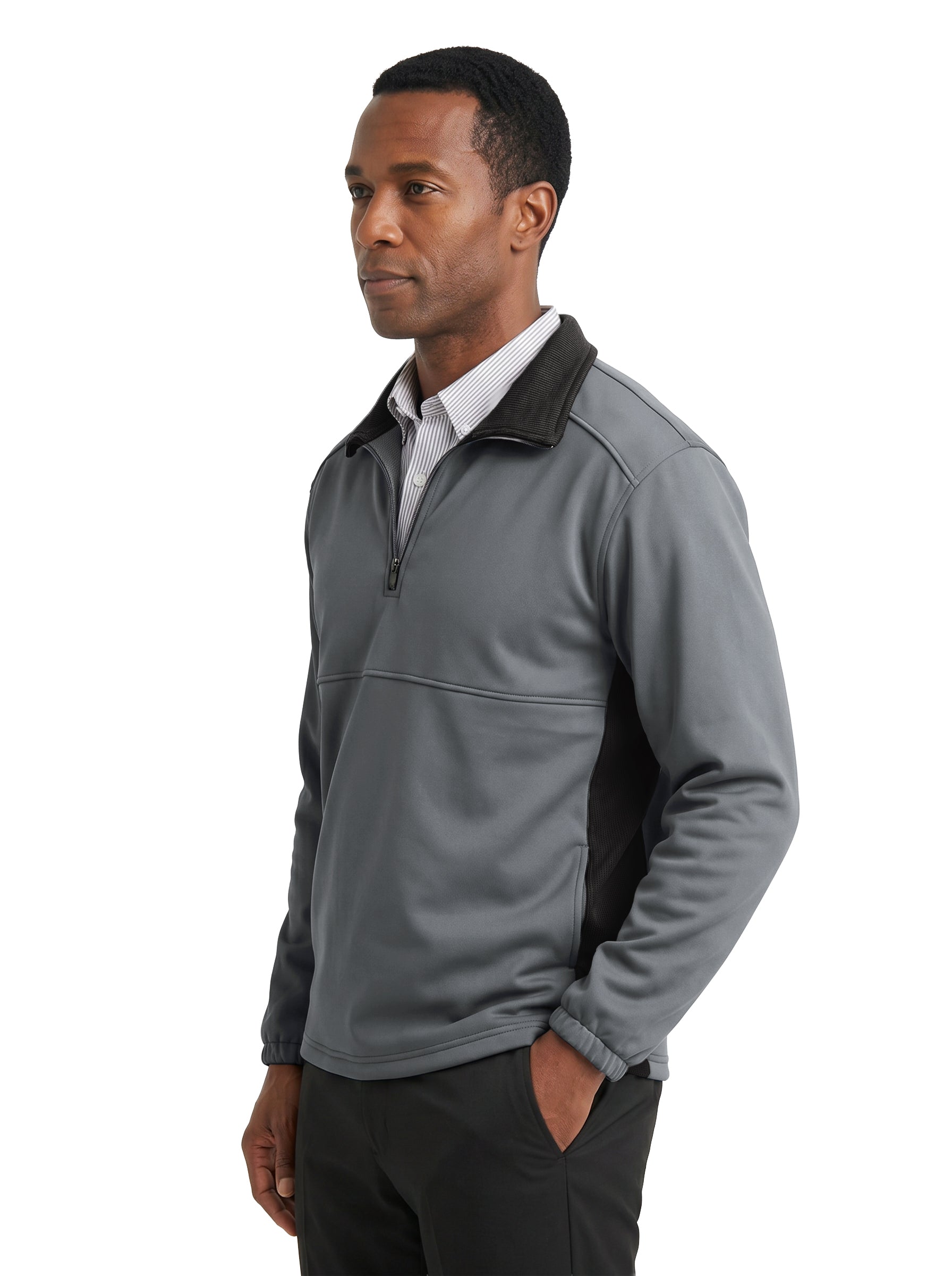 9493-SSF Men's Soft Shell Fleece ¼ Zip Pullover