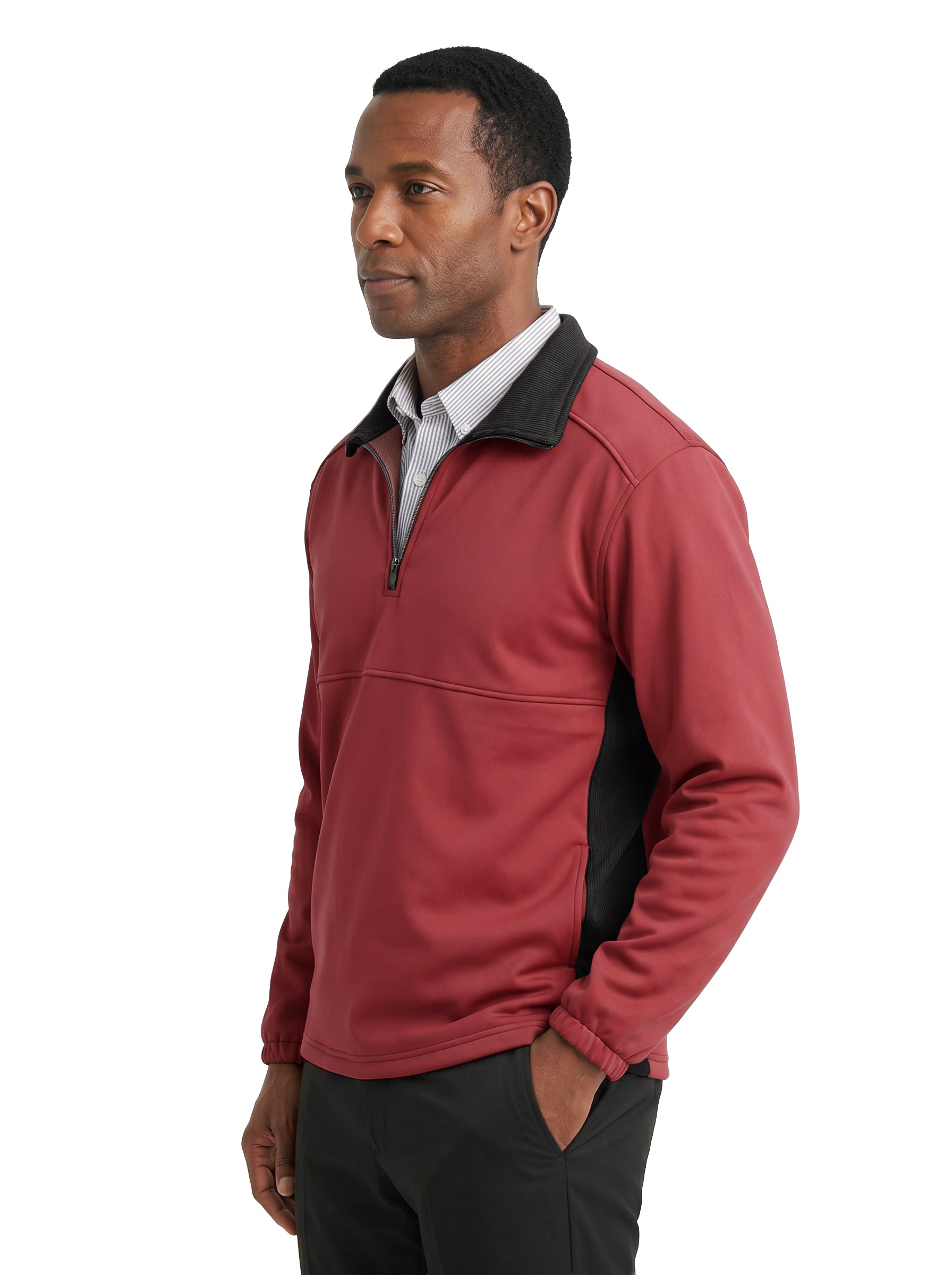9493-SSF Men's Soft Shell Fleece ¼ Zip Pullover