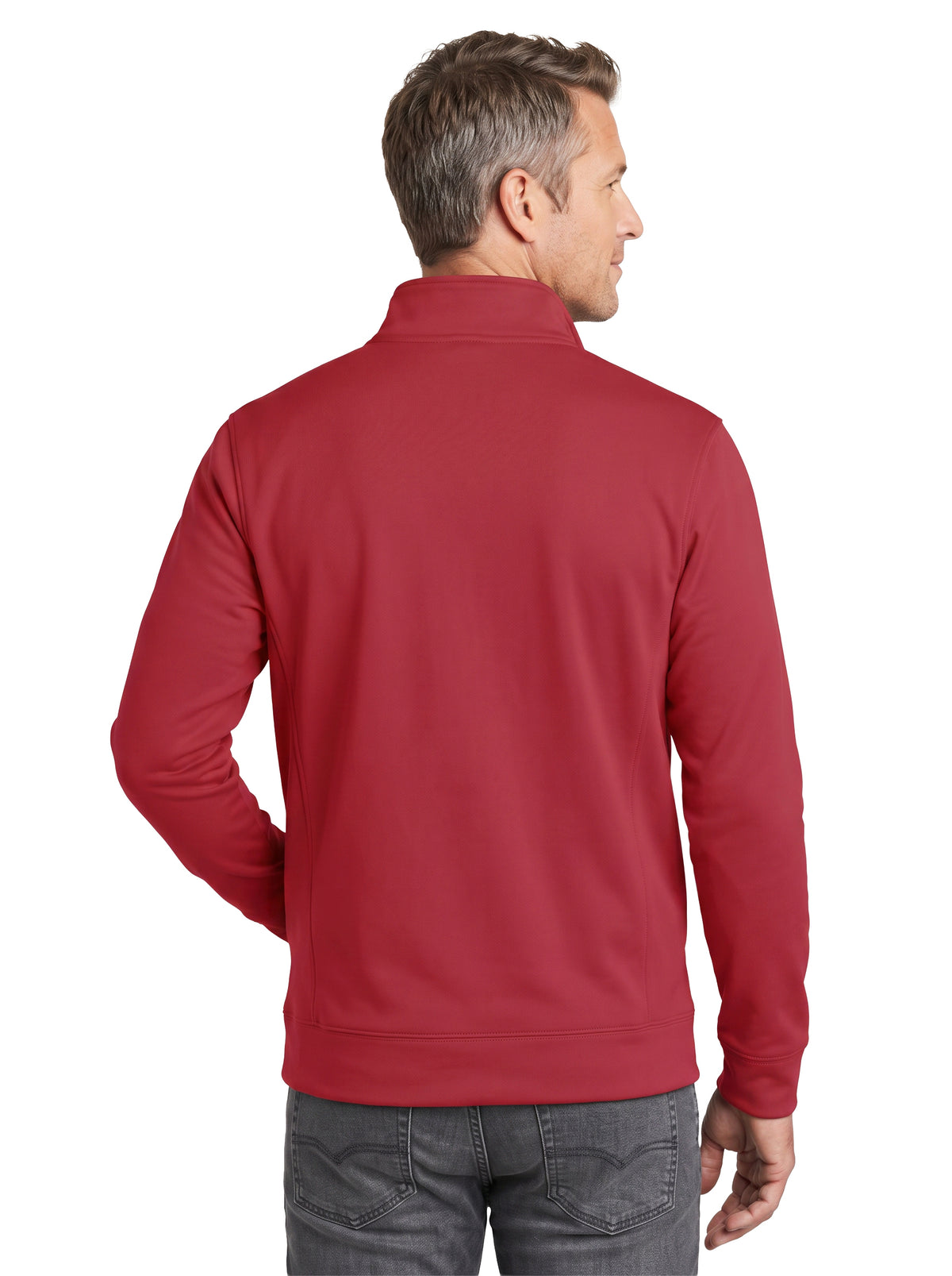 9517-BDI Men's Bonded Interlock Full Zip Jacket