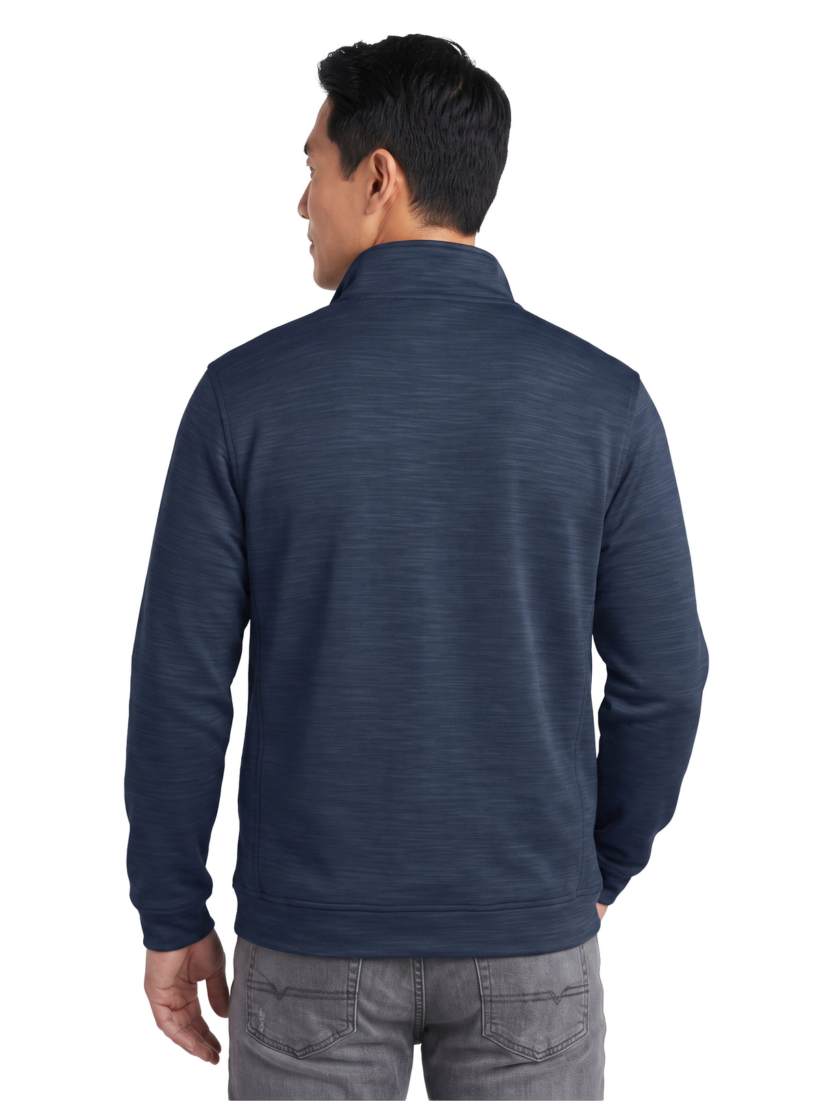9645-TSF Men's Tiger Stripe Soft Shell Fleece Full Zip Jacket