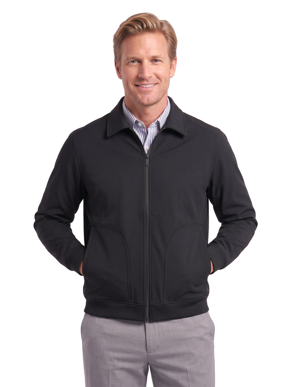 9673-S3F 3 Layers Soft Shell Full Zip Jacket