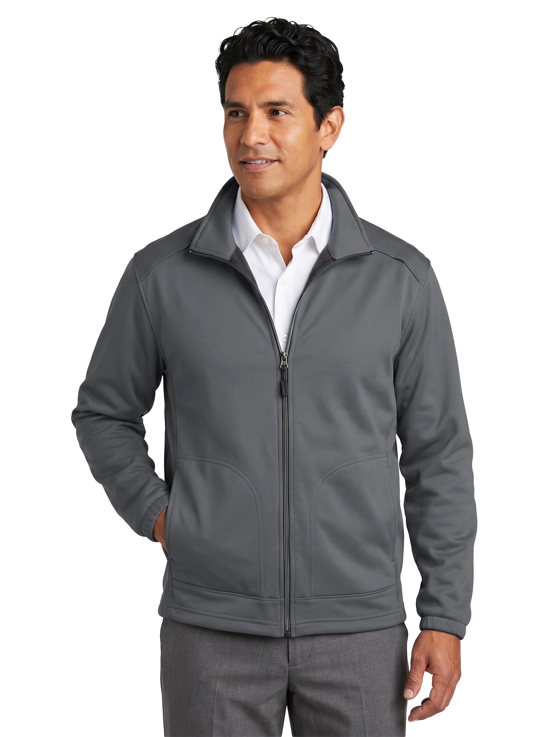 9679-SSF Men's Soft Shell Fleece Full Zip Jacket