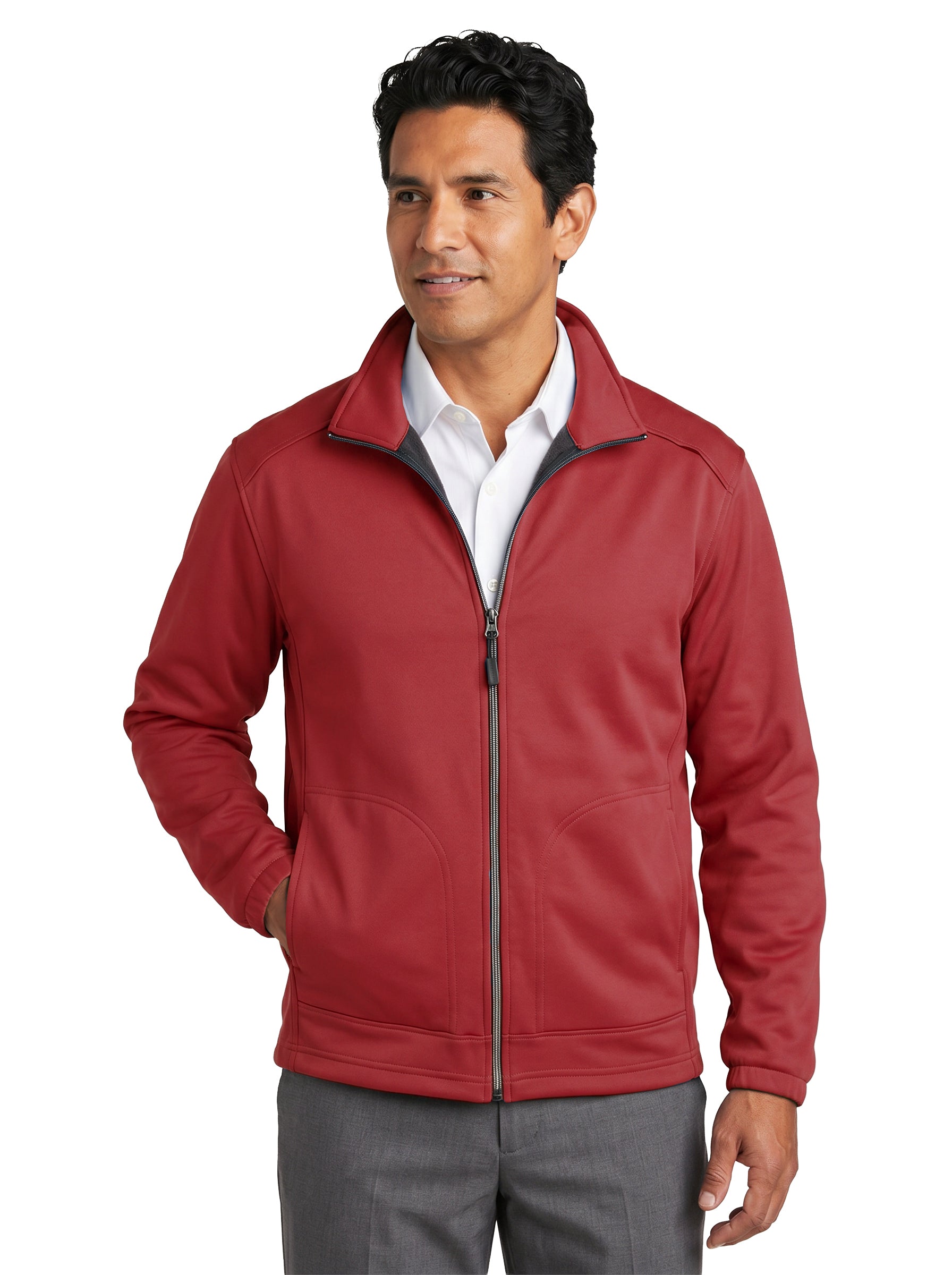 9679-SSF Men's Soft Shell Fleece Full Zip Jacket