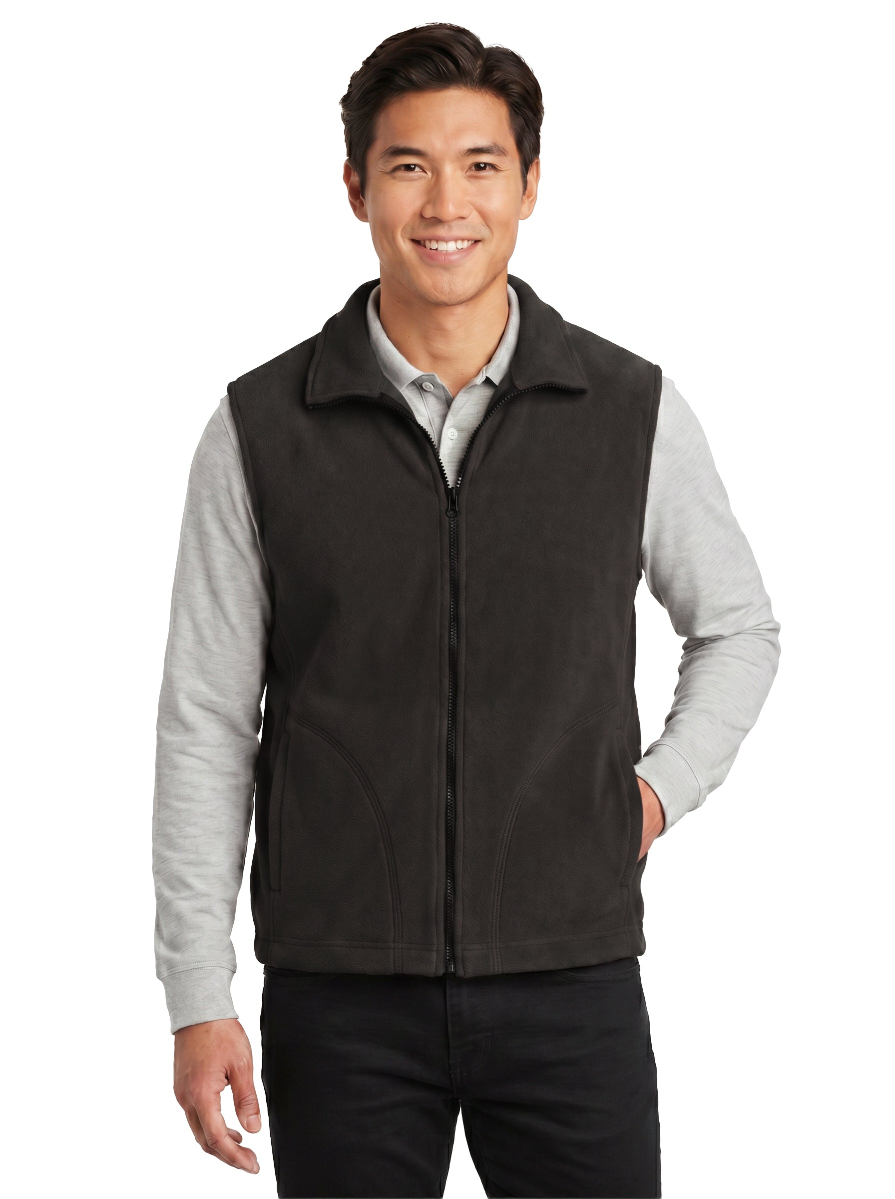9689-MFL Men's Microfleece Full Zip Vest