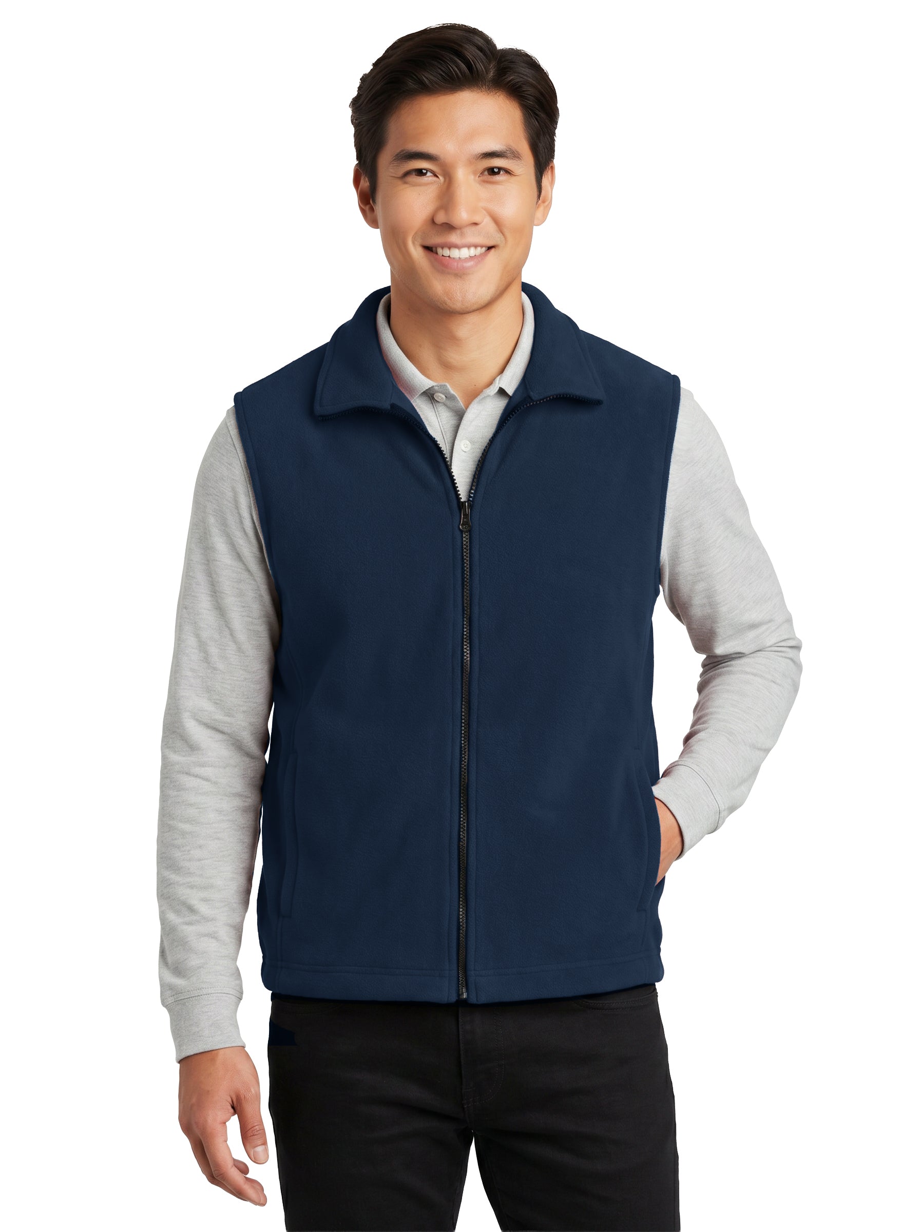 9689-MFL Men's Microfleece Full Zip Vest