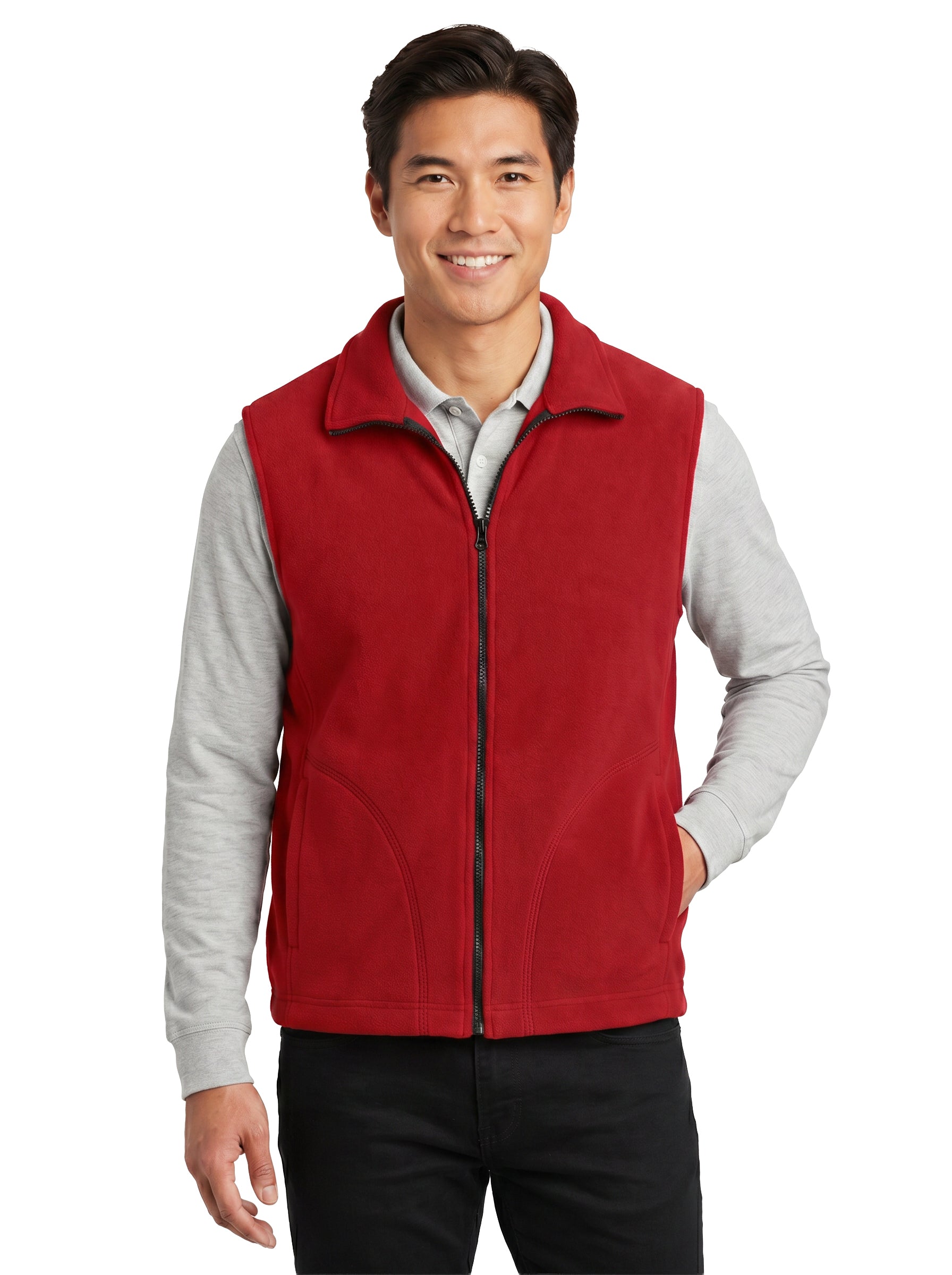 9689-MFL Men's Microfleece Full Zip Vest