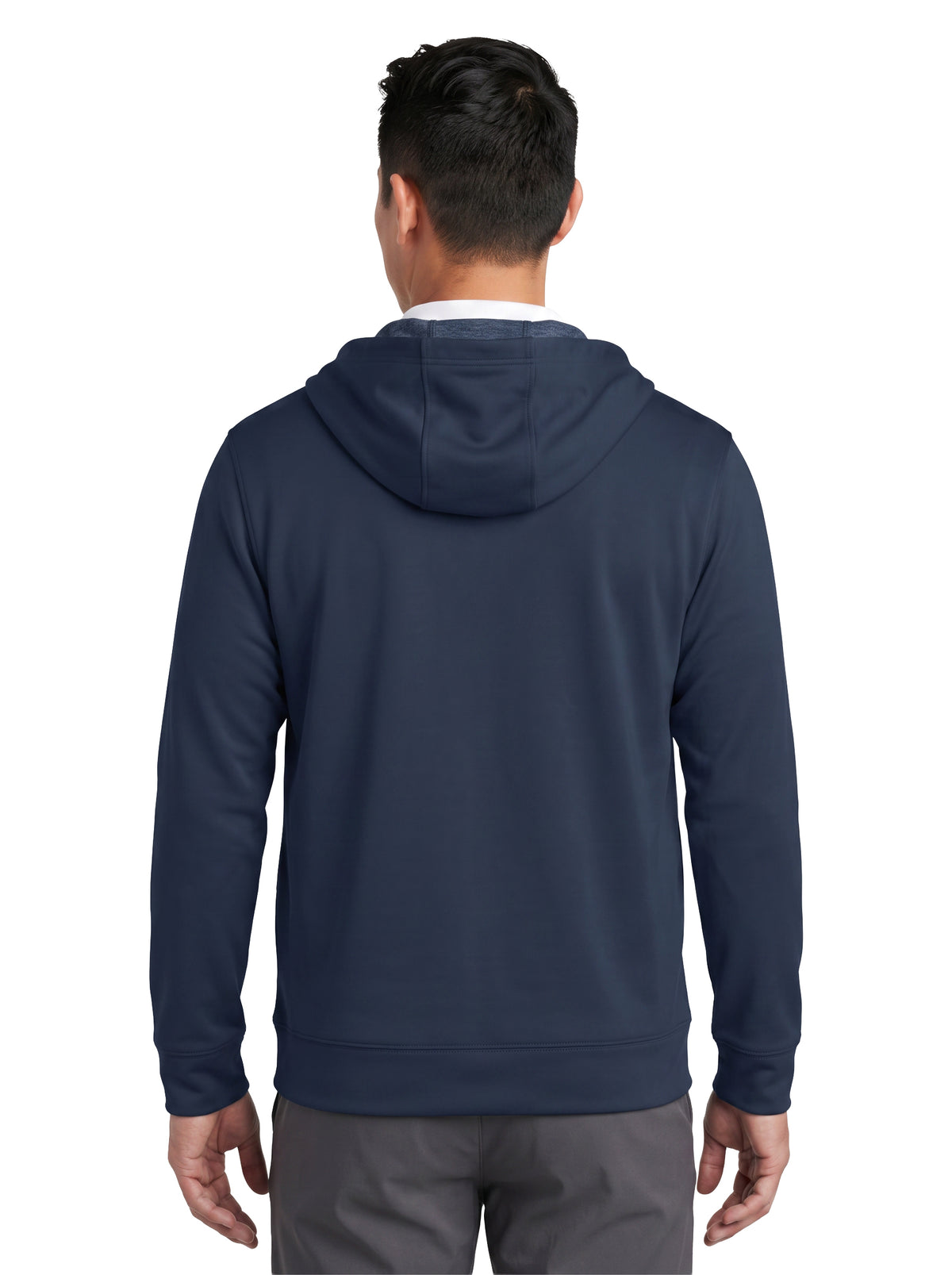 9737-BDI Unisex Bonded Interlock Full Zip Hooded Jacket