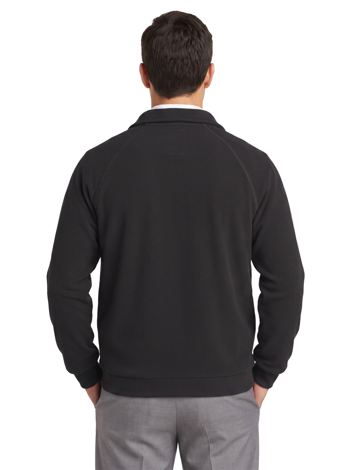 9743-CBF Men's Corduroy Bonded Fleece Full Zip Jacket