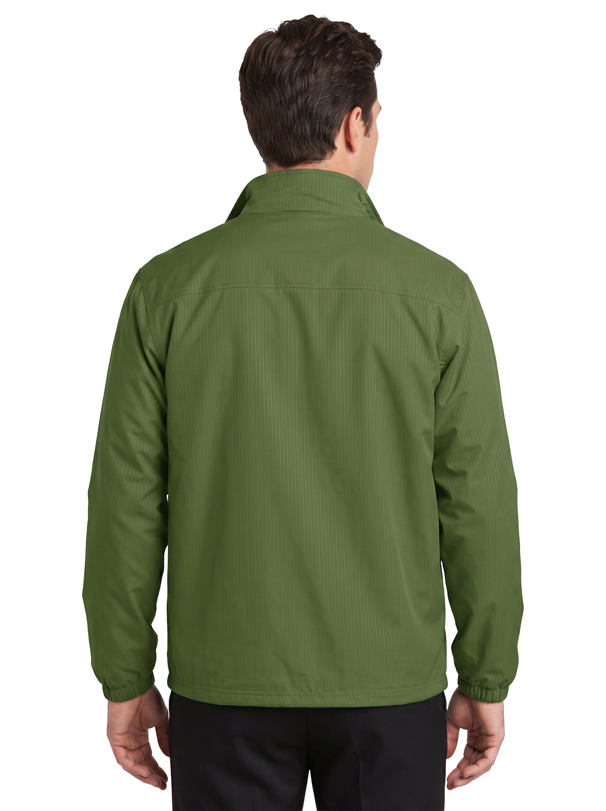 9781-BDJ Men's Bonded Jersey Full Zip Wind Jacket