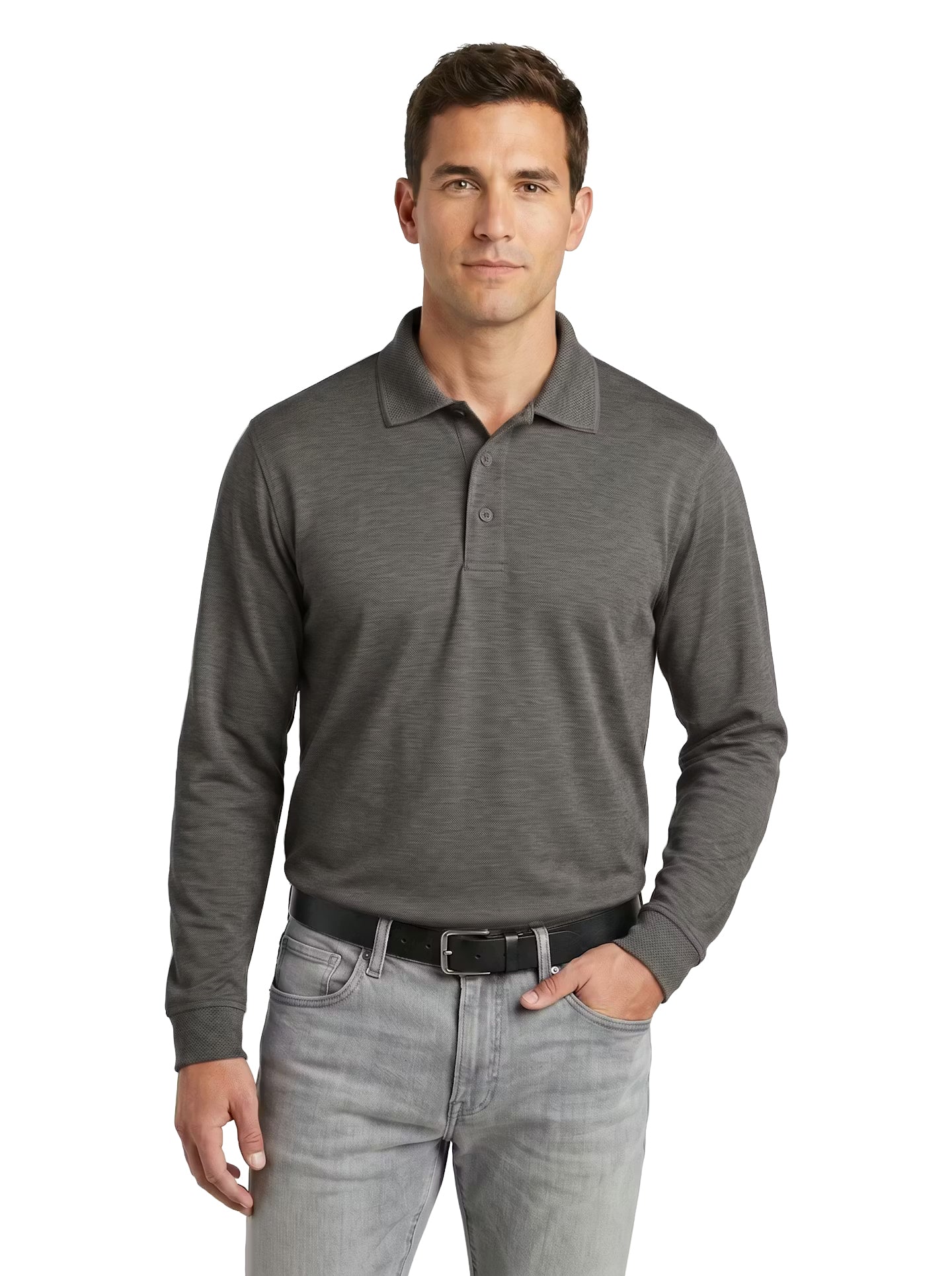 LS1342-AQD Men's Aqua-Dry Long Sleeve Polo
