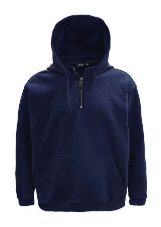 3722-CVC Men's Mock Neck 1/4 Zip Pullover Hoodie with Pocket