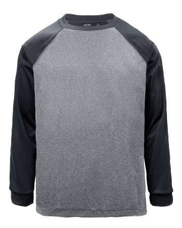 1011-BDI Men's Bonded Interlock Raglan Athleisure L/S Crew Sweatshirt