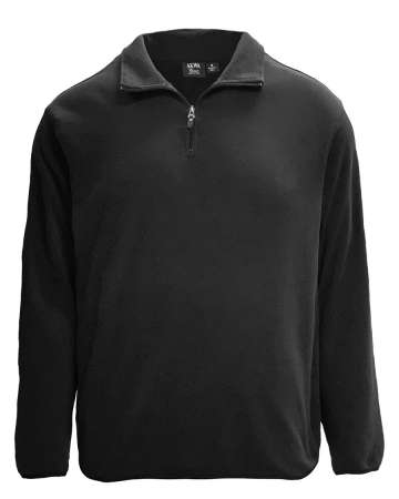 1755-VSF Men's Velour Fleece 1/4 Zip Pullover 