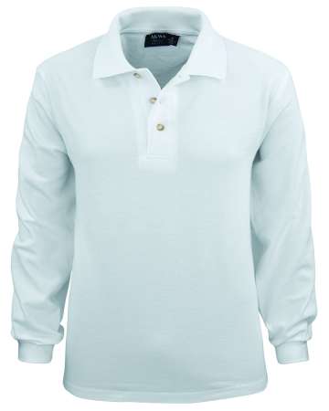 2404-PKS Men's Cotton Stretch Pique L/S Polo