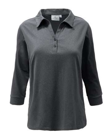 301-DSJ Ladies' Sueded Jersey 3/4 Sleeve Polo