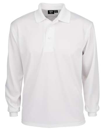 LS1342-AQD Men's Long Sleeve Polo 