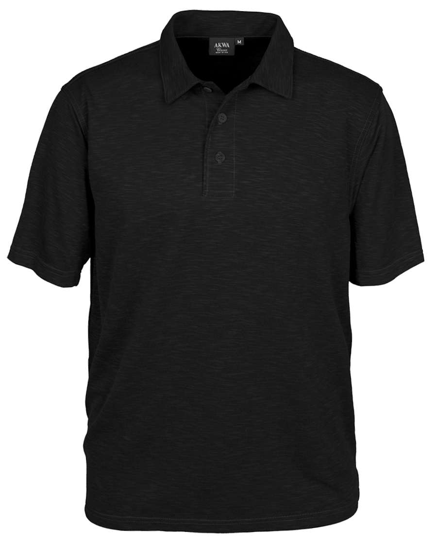 AKWA 1359SPK Men's Slub Polo