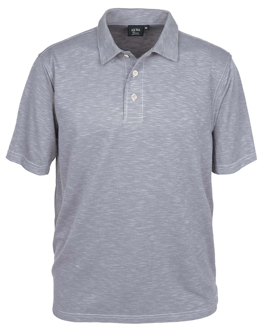 AKWA 1359SPK Men's Slub Polo