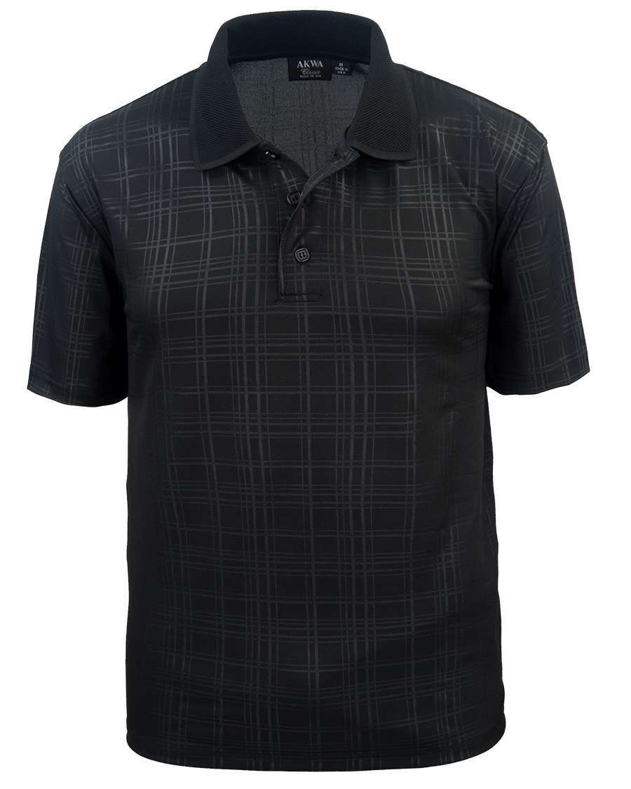 AKWA 1364EMB Embossed Men's Polo