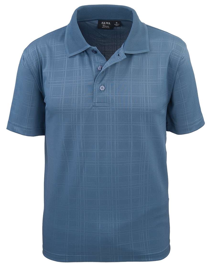 AKWA 1364EMB Embossed Men's Polo